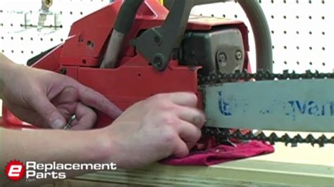 How To Replace Chainsaw Chain How to Replace a Chainsaw Chain - YouTube